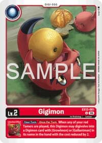 Gigimon - Chivalrous XIII - Digimon Card Game card