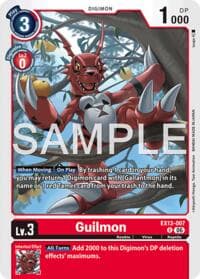 Guilmon - Chivalrous XIII - Digimon Card Game card