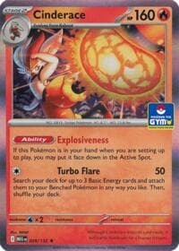 Cinderace - 028/132 (GYM) - Southeast Asia Exclusives - Pokemon card