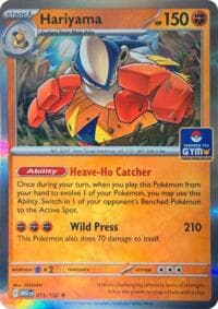 Hariyama - 073/132 (GYM) - Southeast Asia Exclusives - Pokemon card