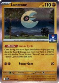 Lunatone - 074/132 (GYM) - Southeast Asia Exclusives - Pokemon card