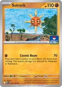 Solrock - 075/132 (GYM) - Southeast Asia Exclusives - Pokemon card