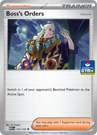Boss's Orders [Ghetsis] - 114/132 (GYM) - Southeast Asia Exclusives - Pokemon card