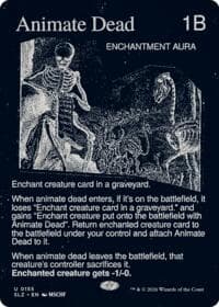 Animate Dead (0155) - Secret Lair x MSCHF: The Zeta Set - Magic: The Gathering card