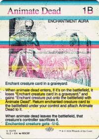 Animate Dead (0276) - Secret Lair x MSCHF: The Zeta Set - Magic: The Gathering card