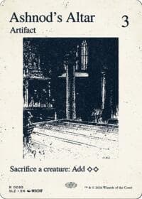 Ashnod's Altar (0095) - Secret Lair x MSCHF: The Zeta Set - Magic: The Gathering card