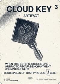 Cloud Key (0099) - Secret Lair x MSCHF: The Zeta Set - Magic: The Gathering card
