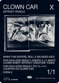 Clown Car (0221) - Secret Lair x MSCHF: The Zeta Set - Magic: The Gathering card