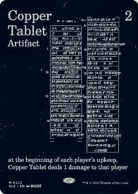 Copper Tablet (0222) - Secret Lair x MSCHF: The Zeta Set - Magic: The Gathering card