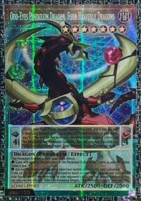 Odd-Eyes Pendulum Dragon, Four Heavenly Dragons (GMR) - Magnificent Monsters - YuGiOh card