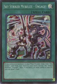 Sky Striker Mobilize - Engage! (Secret Rare) - Magnificent Monsters - YuGiOh card