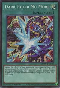 Dark Ruler No More (Secret Rare) - Magnificent Monsters - YuGiOh card