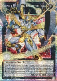 Number 39: Utopia, Emissary of Light (Starlight Rare) (Extended Art) - Magnificent Monsters - YuGiOh card