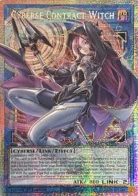 Cyberse Contract Witch (Starlight Rare) (Extended Art) - Magnificent Monsters - YuGiOh card