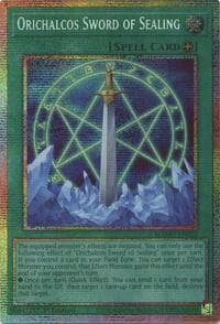 Orichalcos Sword of Sealing (Starlight Rare) - Magnificent Monsters - YuGiOh card