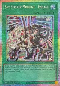 Sky Striker Mobilize - Engage! (Starlight Rare) - Magnificent Monsters - YuGiOh card