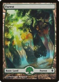 Forest (248) - Full Art - Zendikar - Magic: The Gathering card
