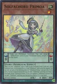 Solfachord Primoa - Magnificent Monsters - YuGiOh card