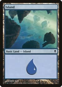 Island (234a) - Zendikar - Magic: The Gathering card