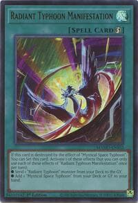 Radiant Typhoon Manifestation - Magnificent Monsters - YuGiOh card