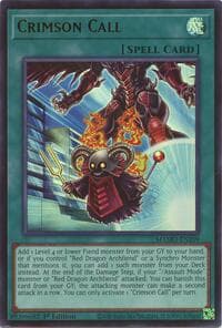 Crimson Call - Magnificent Monsters - YuGiOh card