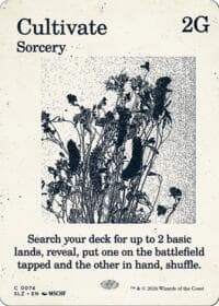 Cultivate (0074) - Secret Lair x MSCHF: The Zeta Set - Magic: The Gathering card