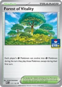 Forest of Vitality - 117/132 (GYM) - Southeast Asia Exclusives - Pokemon card