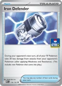 Iron Defender - 118/132 (GYM) - Southeast Asia Exclusives - Pokemon card
