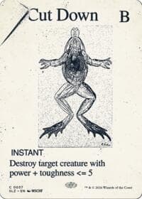 Cut Down (0037) - Secret Lair x MSCHF: The Zeta Set - Magic: The Gathering card