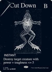 Cut Down (0158) - Secret Lair x MSCHF: The Zeta Set - Magic: The Gathering card