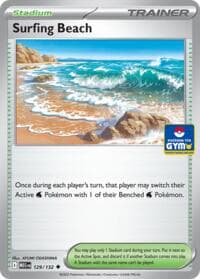 Surfing Beach - 129/132 (GYM) - Southeast Asia Exclusives - Pokemon card