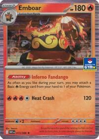 Emboar - 013/086 (GYM) - Southeast Asia Exclusives - Pokemon card
