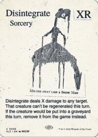 Disintegrate (0056) - Secret Lair x MSCHF: The Zeta Set - Magic: The Gathering card