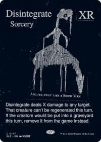 Disintegrate (0177) - Secret Lair x MSCHF: The Zeta Set - Magic: The Gathering card