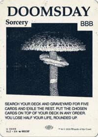 Doomsday (0039) - Secret Lair x MSCHF: The Zeta Set - Magic: The Gathering card