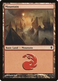 Mountain (243a) - Zendikar - Magic: The Gathering card