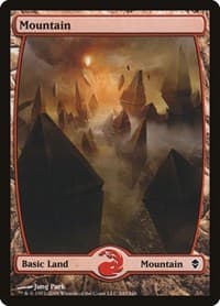 Mountain (243) - Full Art - Zendikar - Magic: The Gathering card