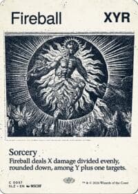 Fireball (0057) - Secret Lair x MSCHF: The Zeta Set - Magic: The Gathering card
