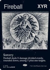 Fireball (0178) - Secret Lair x MSCHF: The Zeta Set - Magic: The Gathering card