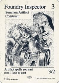Foundry Inspector (0104) - Secret Lair x MSCHF: The Zeta Set - Magic: The Gathering card