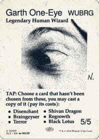 Garth One-Eye (0090) - Secret Lair x MSCHF: The Zeta Set - Magic: The Gathering card