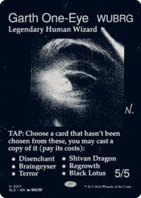 Garth One-Eye (0211) - Secret Lair x MSCHF: The Zeta Set - Magic: The Gathering card