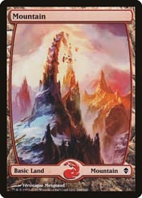 Mountain (244) - Full Art - Zendikar - Magic: The Gathering card