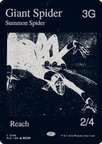 Giant Spider (0196) - Secret Lair x MSCHF: The Zeta Set - Magic: The Gathering card