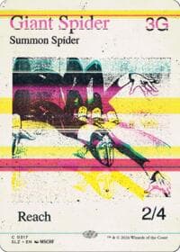 Giant Spider (0317) - Secret Lair x MSCHF: The Zeta Set - Magic: The Gathering card