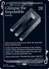 Glimpse the Impossible (0179) - Secret Lair x MSCHF: The Zeta Set - Magic: The Gathering card
