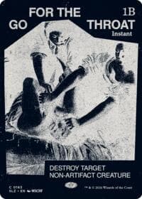 Go for the Throat (0163) - Secret Lair x MSCHF: The Zeta Set - Magic: The Gathering card