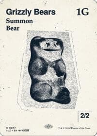 Grizzly Bears (0077) - Secret Lair x MSCHF: The Zeta Set - Magic: The Gathering card