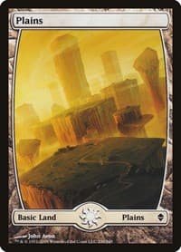 Plains (230) - Full Art - Zendikar - Magic: The Gathering card
