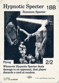 Hypnotic Specter (0044) - Secret Lair x MSCHF: The Zeta Set - Magic: The Gathering card